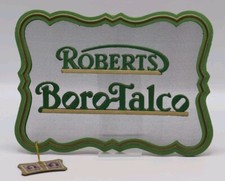 Rarissima Pubblicità BOROTALCO ROBERTS Anno 1949 Cartone E Retina 23 X 17 cm 