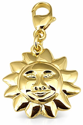 Ciondolo charm sole - ciondolo,