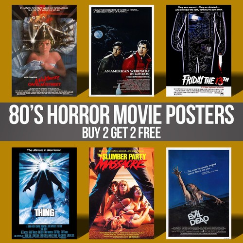 Poster film horror retrò - poster,