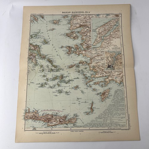Stampa antica grecia 1908 - antica,