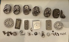 1 lotto di ricambi e movimenti parziali Eta 1201 e vecchi calibri +ricambi vari