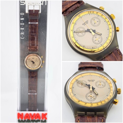 Swatch chrono goldfinger - swatch,