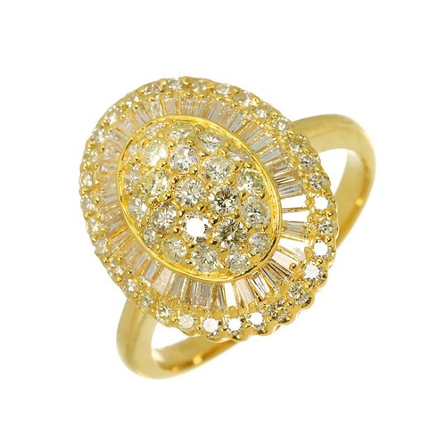 Anello con diamanti 51 - con,