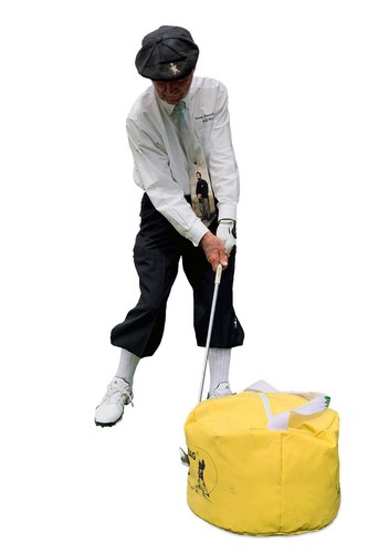 Impact bag golf swing trainer - bag,