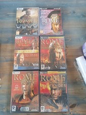 LOTTO 6 VIDEOGIOCHI PC DVD TOTAL WAR ROME ROME II GOLD BARBARIAN INVASION-Q32