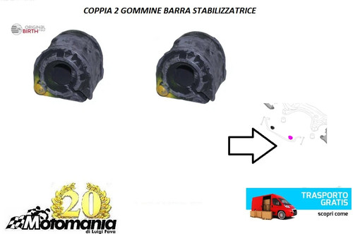 Kit gommini boccole barra - boccole,