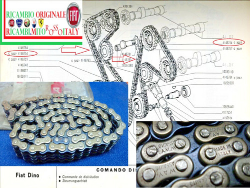 Catena distribuzione fiat dino - catena,