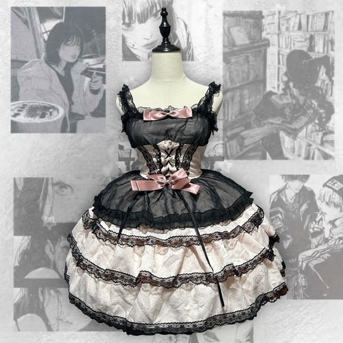 Abito gotico coquette lolita - abito,