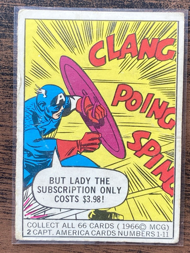 Mcg 1966 marvel - 1966,