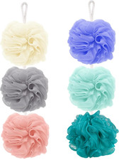 6 Pezzi Mesh Loofah Sponges