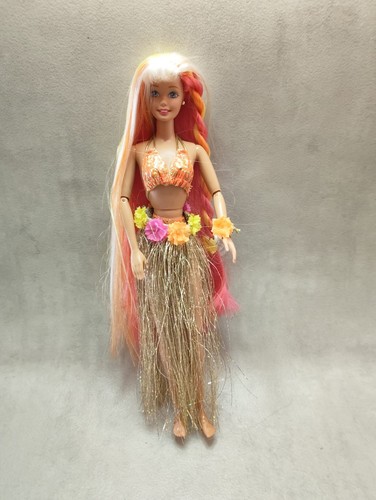 Barbie hula hair hawaiian - hair,