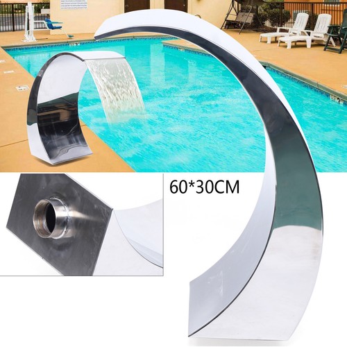 Fontana piscina acciaio inox