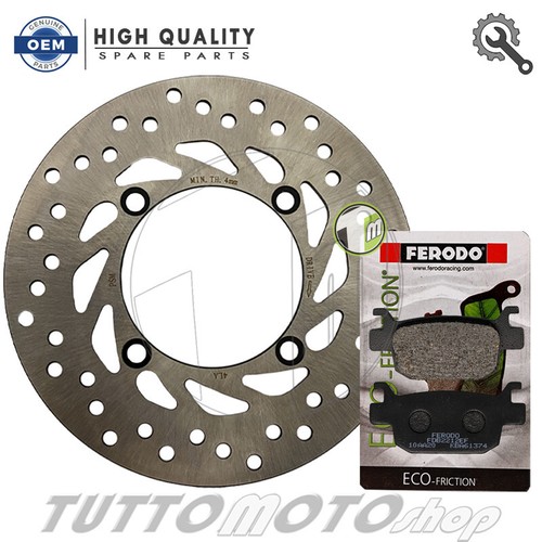 Disco freno pastiglie honda - disco,