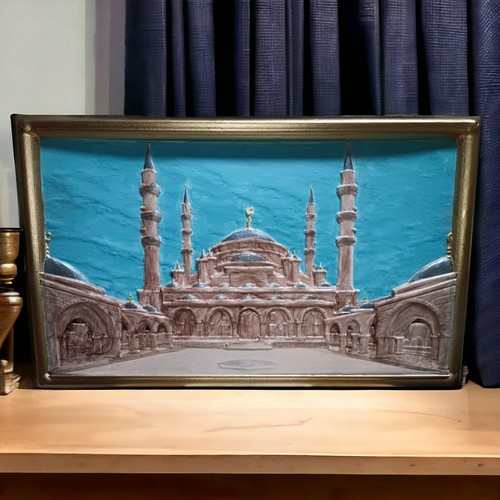 Dipinto pannello moschea - dipinto,,