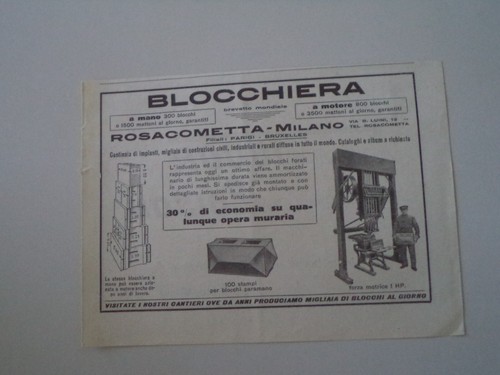 Advertising pubblicità 1924 - advertising,