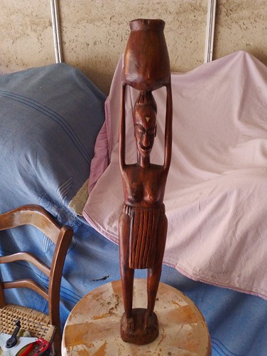 Scultura statua africana - scultura,