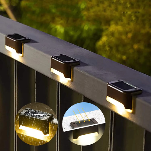 4pcs luci led solari - solari, lampada