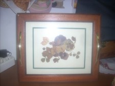 vassoio in legno e vetro