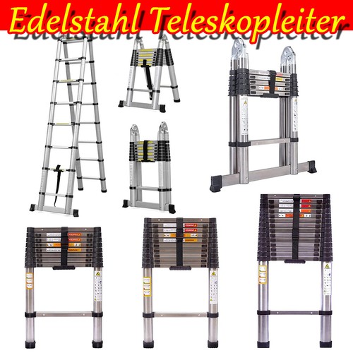 Scala telescopica acciaio - scala,