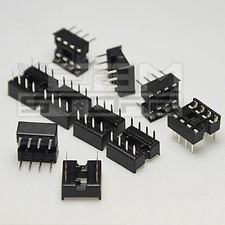 10 pz zoccoli 8 pin per circuiti integrati DIL - ART. FY02