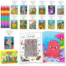 12 Mini Libri da Colorare