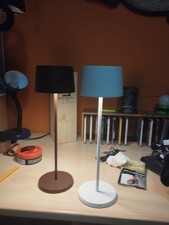 Zafferano olivia Pro Lampada da Tavolo - bianca e marron rame