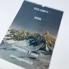 [IDEA REGALO] | CALENDARIO 2026 Dolomiti Mountains | MADE IN ITALY | 35 x 45 cm