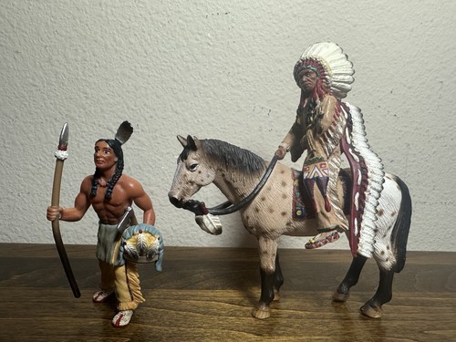 Modellino schleich sioux capo - sioux,
