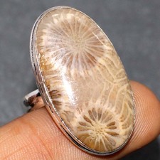 Anello corallo fossile