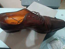 Santoni scarpe uomo in Pelle, Colore Testa Di Moro, Taglia 8 ( 42)