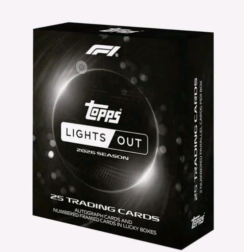 Topps lights out box - topps, f1