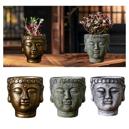 Buddha head piantatrice - head,