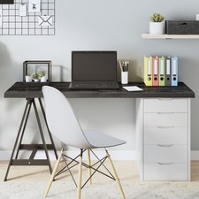 vidaXL Piano Tavolo Grigio