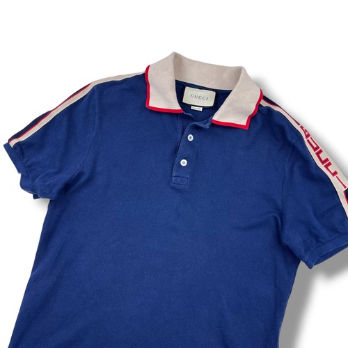 Polo gucci ribbom navy - gucci,