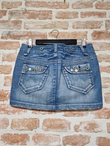 Minigonna denim jeans - denim, di