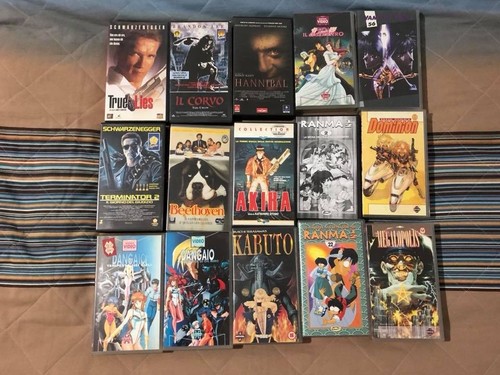 Lotto vhs originali anime - originali, 80+