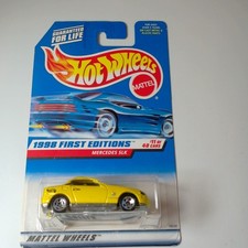 Hot Wheels Mercedes SLK Yellow