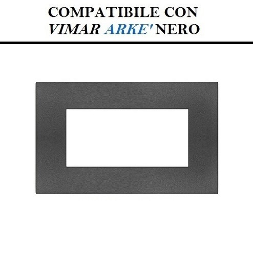 Placca posti nero - 4,