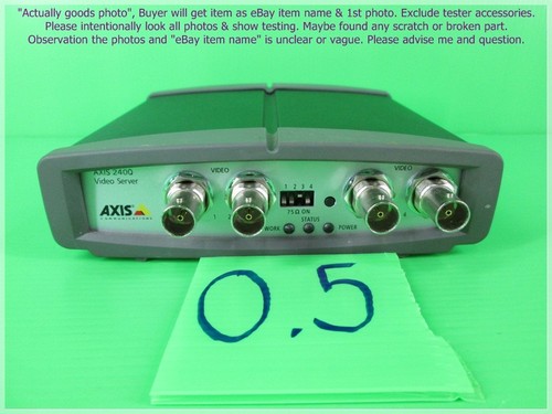 Axis 240q 4ch server video - 240q,, 4ch.