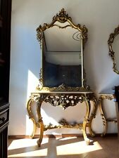 ANTICA CONSOLLE DI INGRESSO DORATA