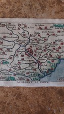Antica Piccola Carta Mappa