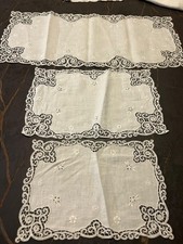 centrini uncinetto misto lino