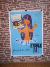 AUTHENTIQUE AFFICHE ANCIENNE -