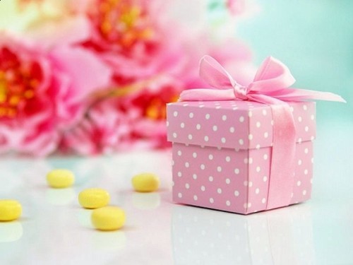 Pezzi scatolina pois rosa - pois,