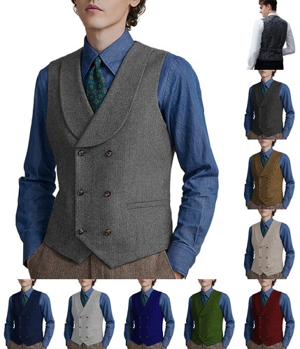 Gilet uomo doppiopetto