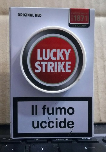 Scatola metallo lucky strike - scatola,