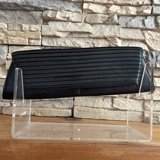 Pochette RODO italiana in pelle nera finemente realizzata stile senza tempo usata in ottime condizioni