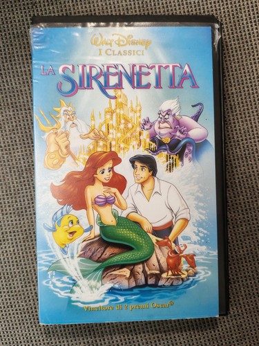 Vhs videocassetta sirenetta - vhs,