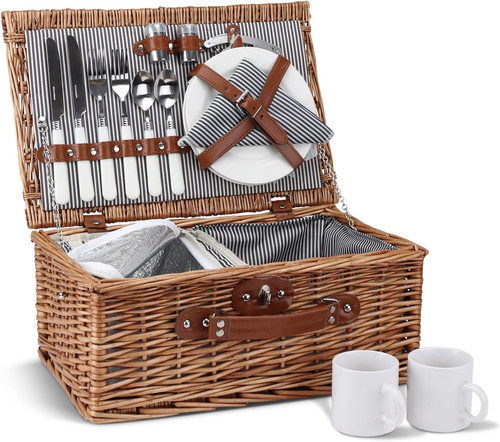 Set cesto picnic vimini - da,