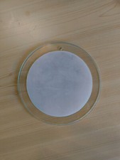 DISCO RICAMBIO PER LAMPADARIO VETRO MURANO BIANCO 15cm VISTOSI